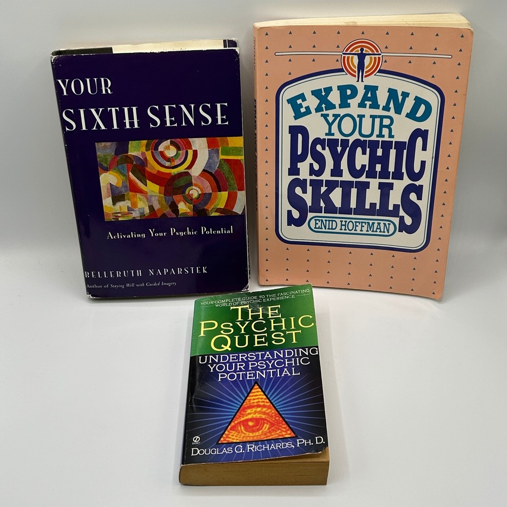 BUNDLE 3 Psychic Quest Sixth Sense Psychic Skills Paranormal Self Help Paperback